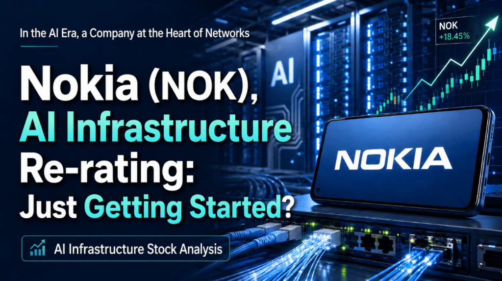 Nokia stock re-rating 2027 forward P/E